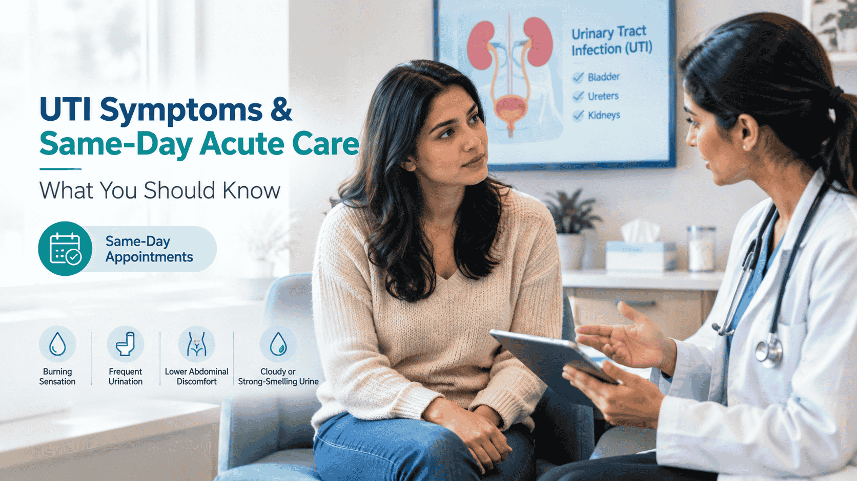 UTI Symptoms and Same-Day Acute Care: What You Should Know
