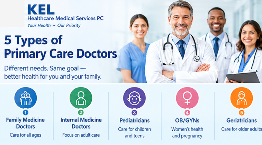 5 Types of Primary Care Doctors in Queens NY
