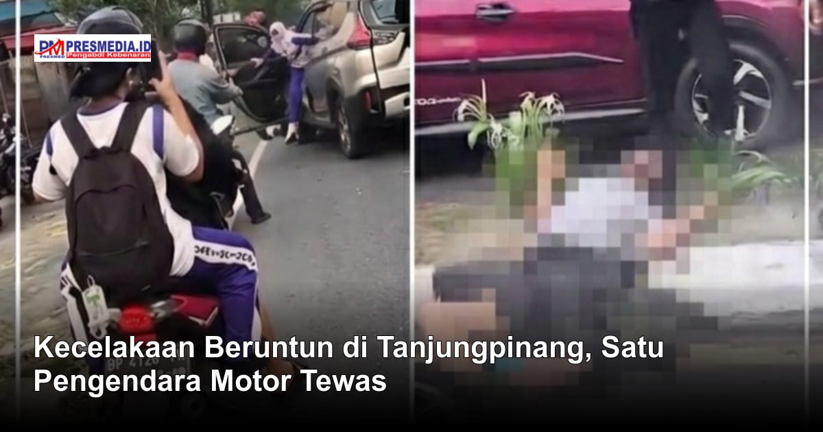 Video Viral Kecelakaan Beruntun di Km 7 Tanjungpinang, Satu Nyawa Melayang