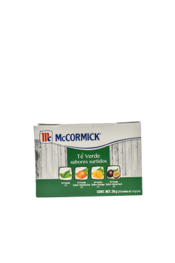 Te Mc Cormick Sutrido Te Verde (Verde Mandarina -Verde Mango-Maracuya) C/20