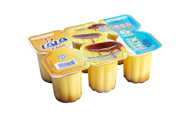 Flan Lala Six Pack Vainilla 6/100 600 Grs.