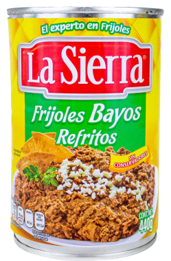 Frijoles La Sierra Bayos Refritos 440 Gr Lata