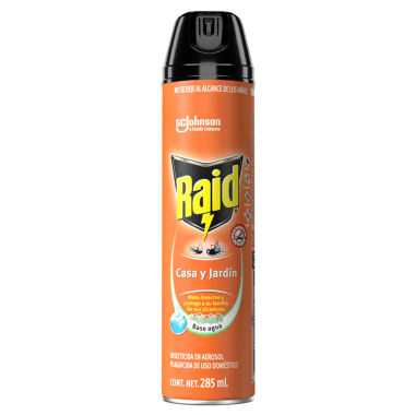 Insecticida Raid Aerosol Casa Y Jardin 285 Ml