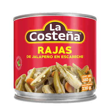 Chiles La Costena Jalapenos En Rajas 380 Gr