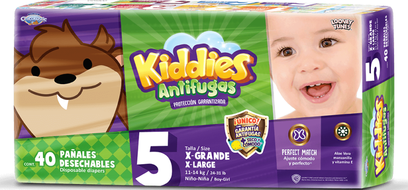 Panal Kiddies Antifugas E5 Xg C/40 Pzas