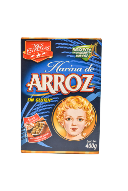 Harina De Arroz 3 Estrellas 400 Gr