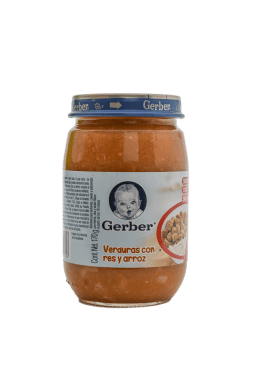 Gerber Pure Verduras C/Res Y Arroz 3 Etapa 170 Gr