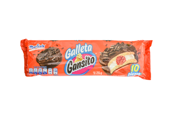 Galleta Gansito Tubo Marineala 215 Gr