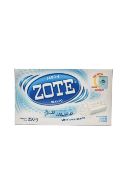 Jabon En Barra Zote Finas Escamas 250 Gr