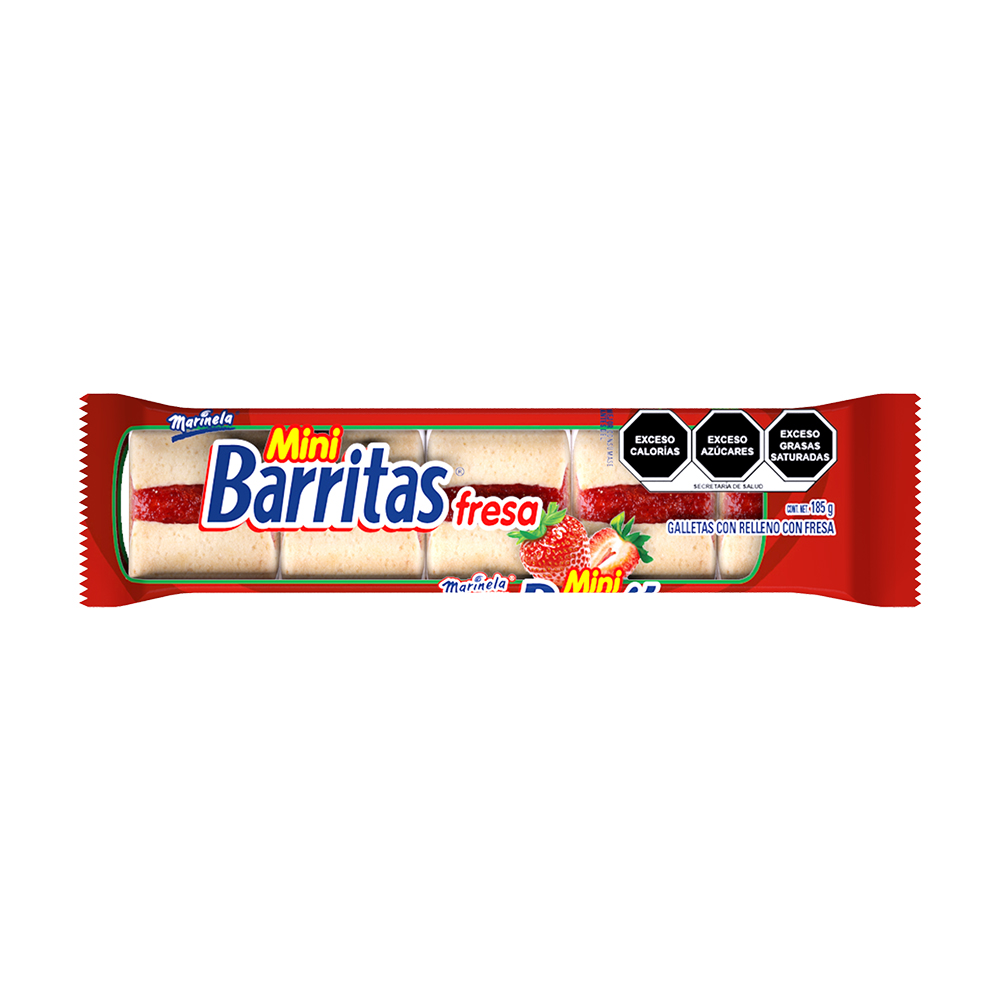 Barritas Marinela Mini Fresa 185 G 9192