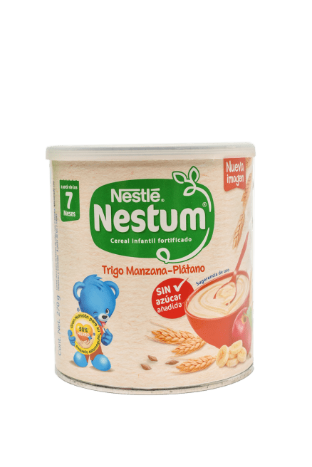 Nestlé® NESTUM® Trigo con manzana y plátano