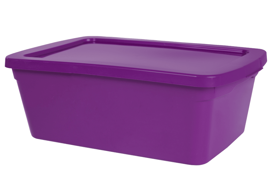 Caja Organizadora 6 Lts Ecoline Morado