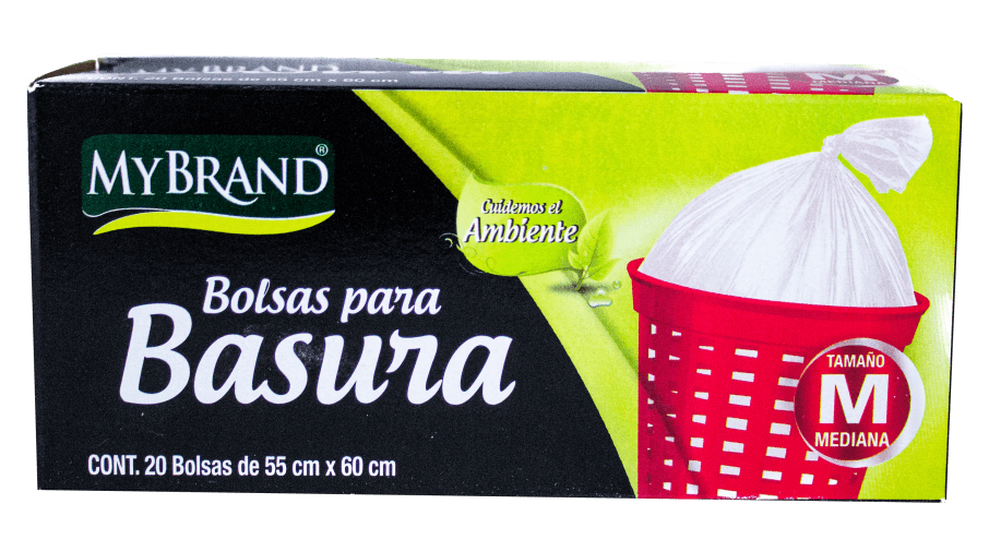 Bolsas P/Basura Mybrand Mediana 55X60 C/20