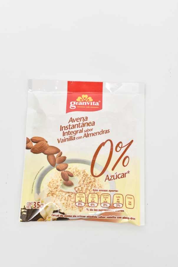 Avena Granvita Cero Azucar Vainilla 35 Gr Instant