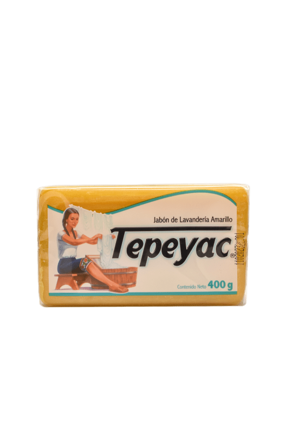 Jabon Tepeyac Amarillo Lavanderia 400 Gr