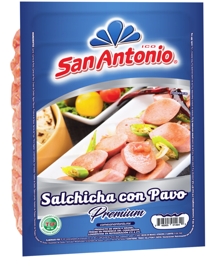 Salchicha Pavo Premium San Antonio Granel 100g