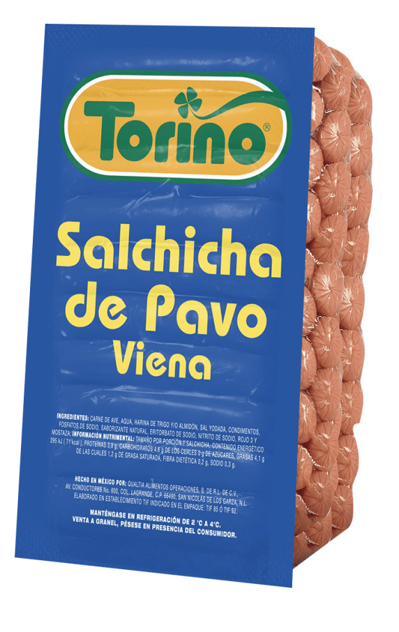 Salchicha Hot Dog De Pavo Torino A Granel 100g