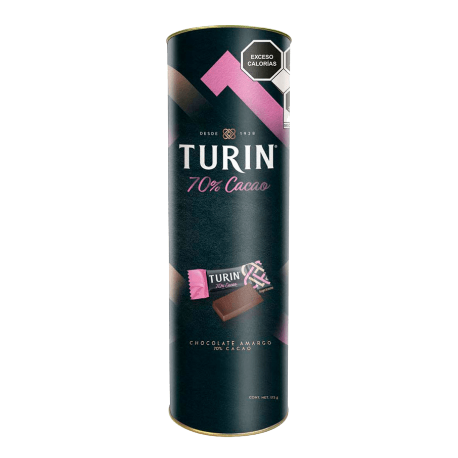 Chocolate Turin Cacao 70 %Tubo 175G