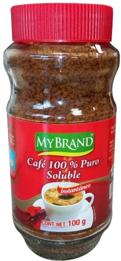 Cafe Soluble 100% Puro Mybrand 100G