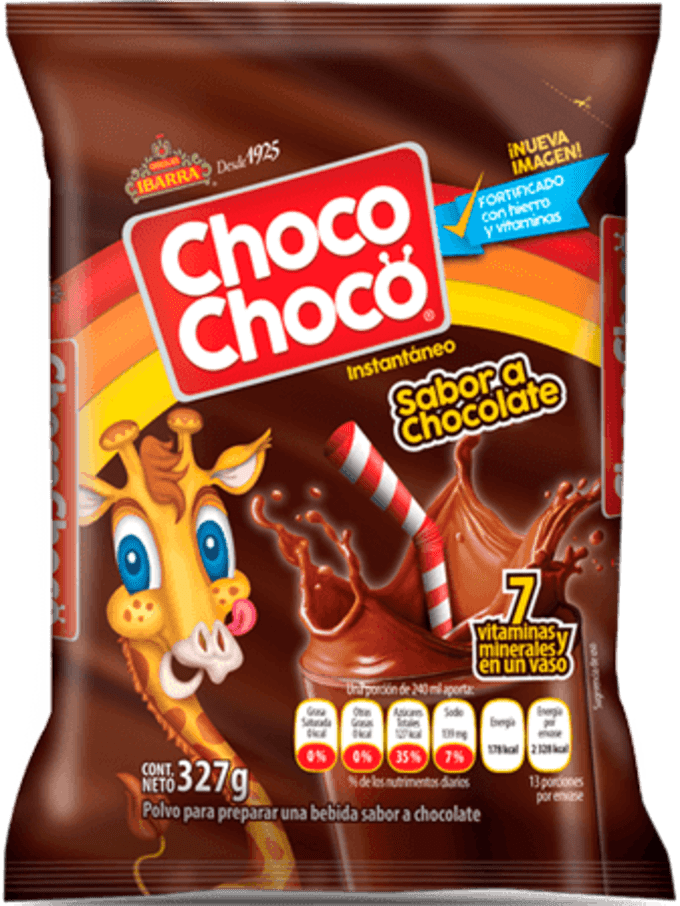 Chocolate En Polvo Choco Choco 327 Gr