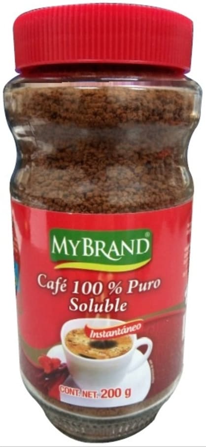 Cafe Soluble 100% Puro Mybrand 200G