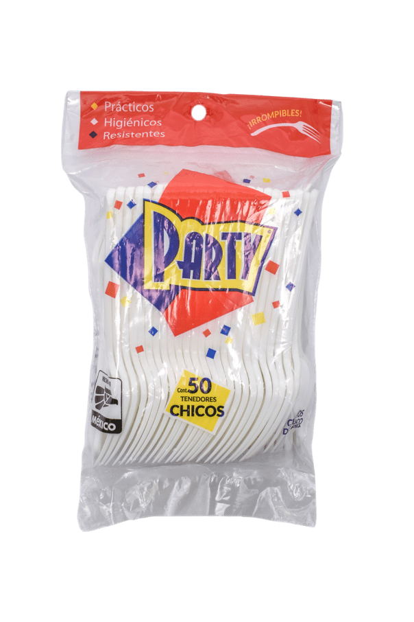 Tenedor Party Chico C/50 Pzas