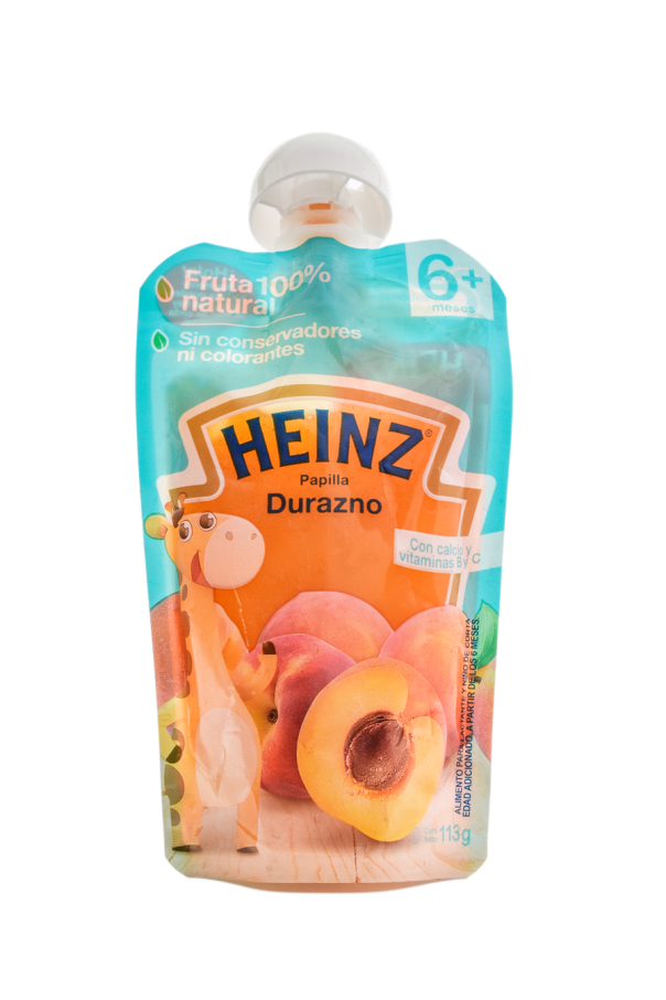 Papilla Heinz Durazno 113 Gr Doy Pack