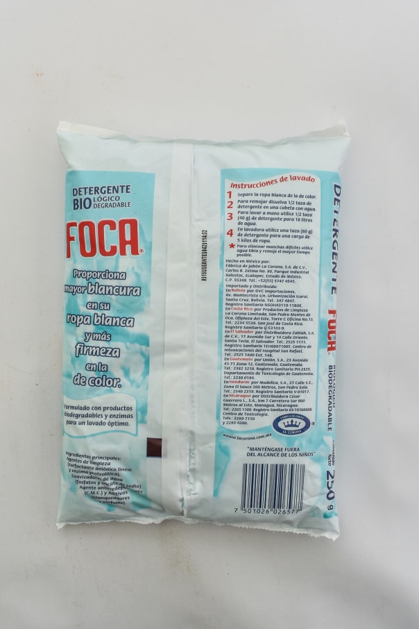 Detergente Foca De 250 Grs