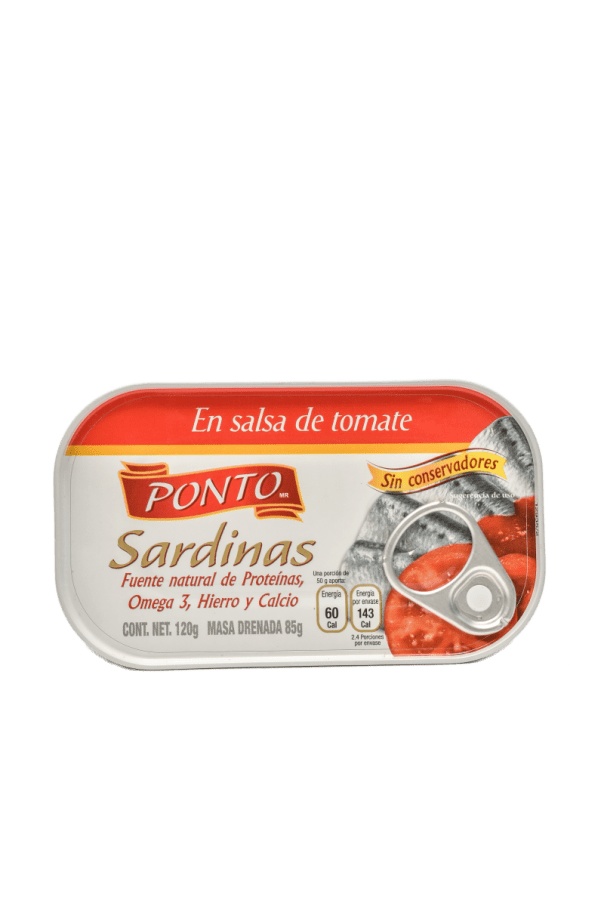 Sardina Ponto En Salsa De Tomate 120 Gr