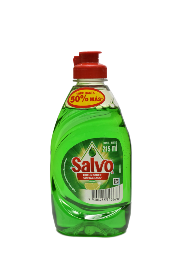 Lavatrastes Salvo Liquido Limon 215 Ml