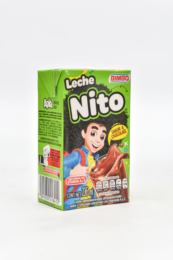 Leche Saborizada Nito 236 Ml