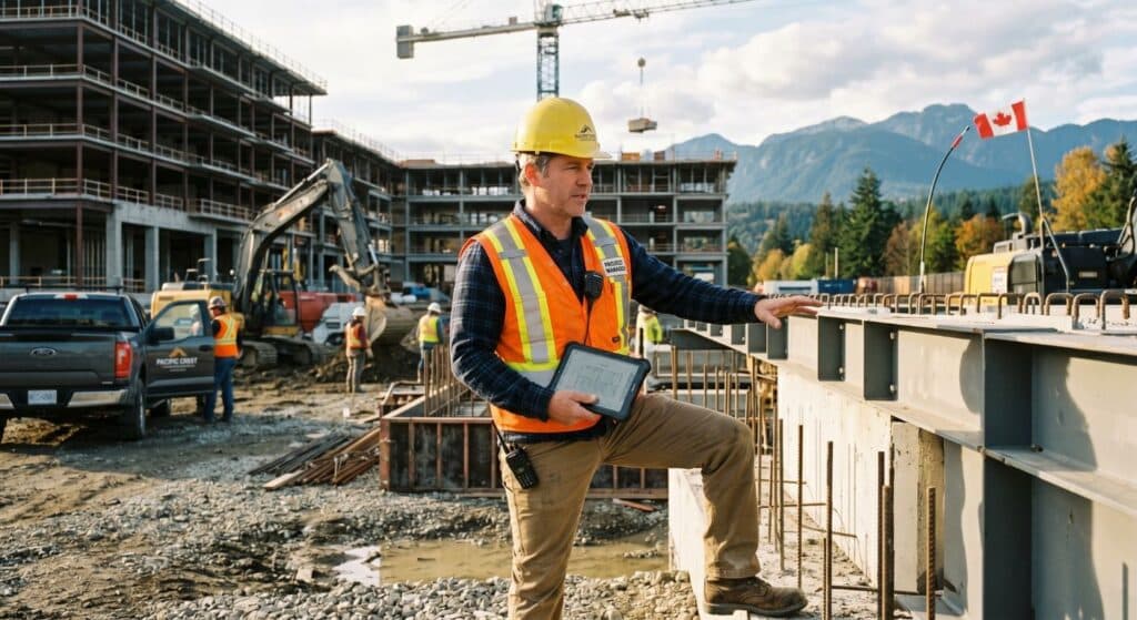 construction project manager job Canada salary