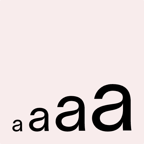 Fluid scaling typography
