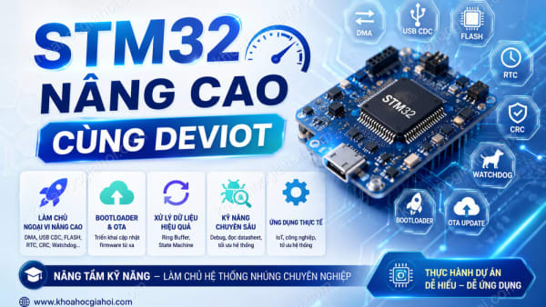 Khóa Học Stm32 Nâng Cao Cùng Deviot