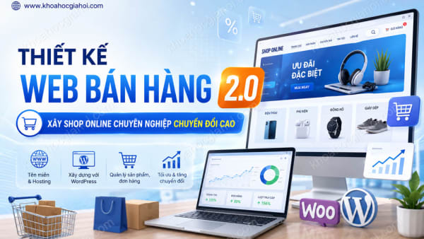 Khóa Học Thiết Kế Web Bán Hàng 2.0
