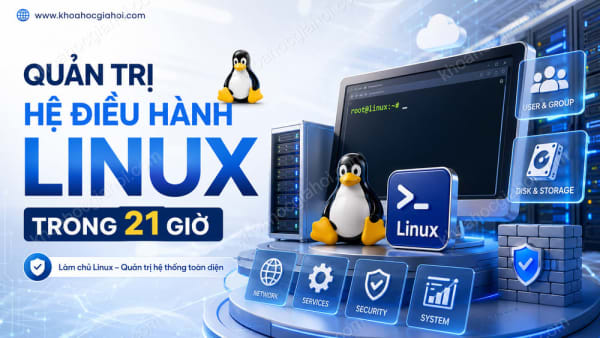 Khóa Học Quản Trị Hệ Điều Hành Linux Trong 21 Giờ