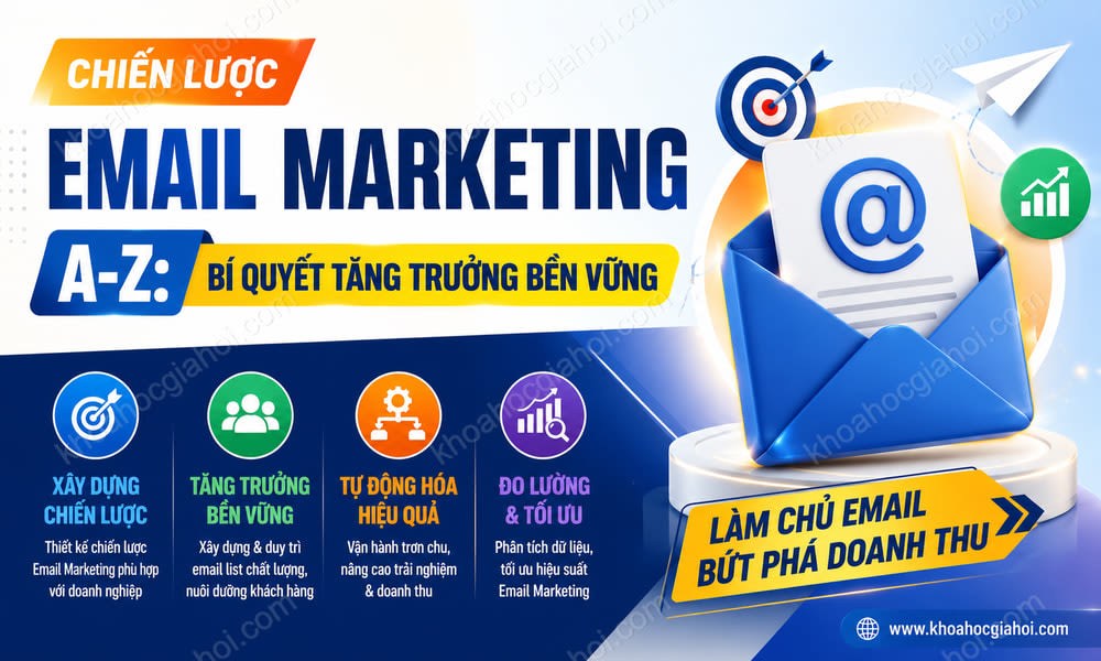 Khóa Học Chiến Lược Email Marketing A-Z: Bí Quyết Tăng Trưởng Bền Vững