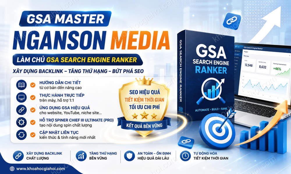 Khóa Học Gsa Master Nganson Media