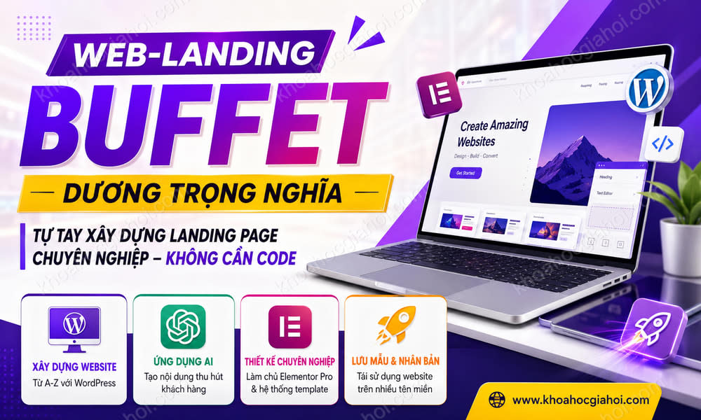 Khóa Học Web-landing Buffet Dương Trọng Nghĩa