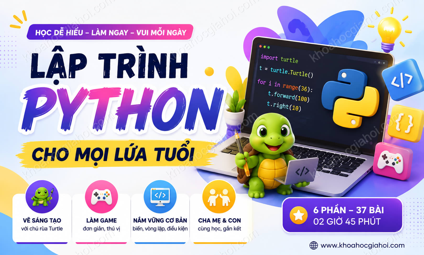 Khóa Học Lập Trình Python Cho Mọi Lứa Tuổi