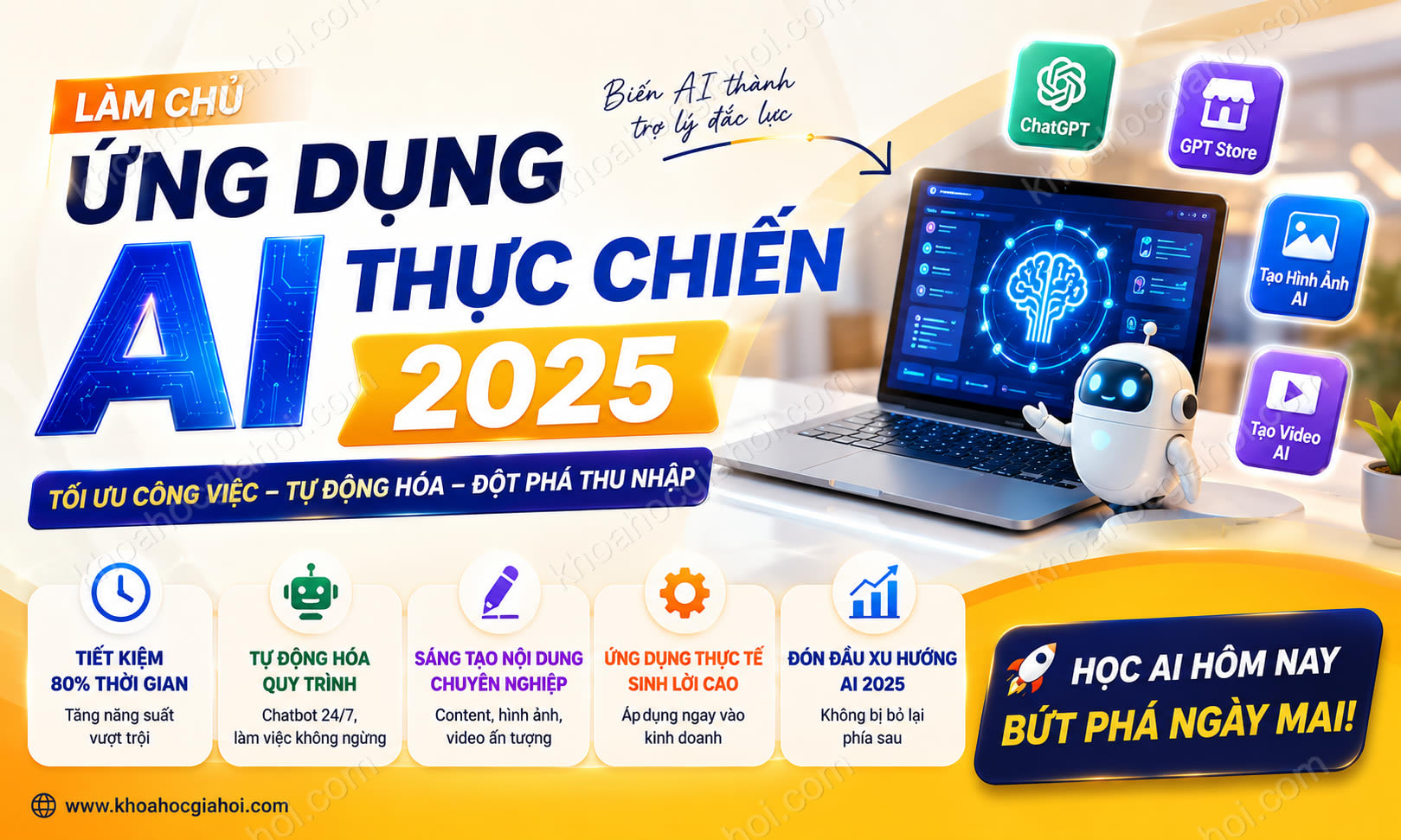 Khóa Học Ứng Dụng AI Thực Chiến 2025