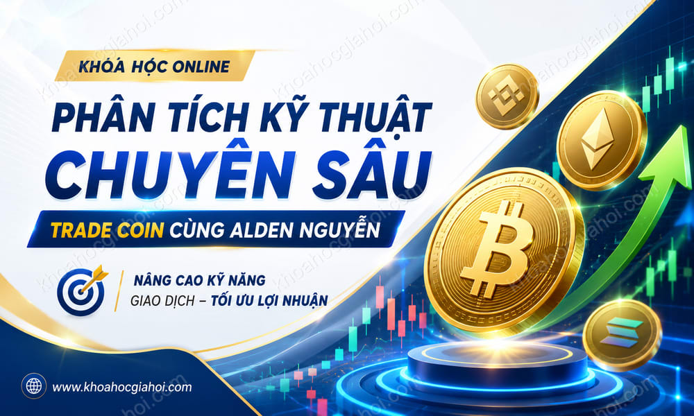Khóa Học Phân Tích Kỹ Thuật Chuyên Sâu Trade Coin Cùng Alden Nguyễn