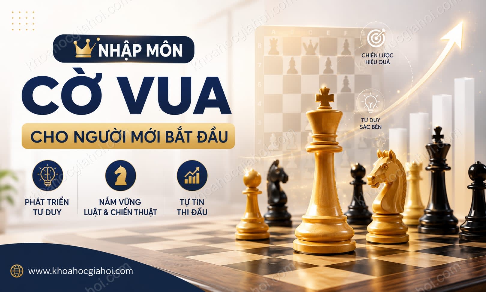 Khóa Học Nhập Môn Cờ Vua Cho Người Mới Bắt Đầu
