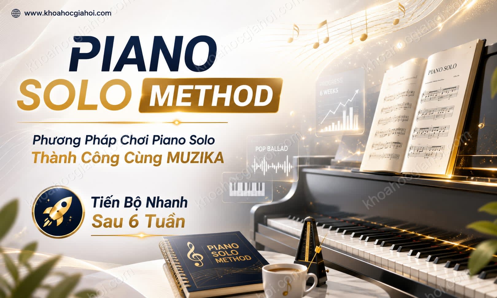 Khóa Học Piano Solo Method – Phương Pháp Chơi Piano Solo Thành Công - Muzika