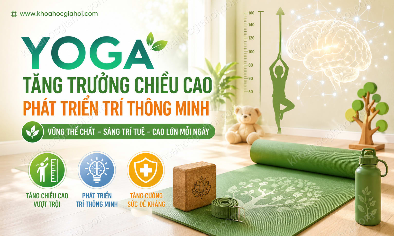 Khóa Học Yoga Tăng Trưởng Chiều Cao - Phát Triển Trí Thông Minh