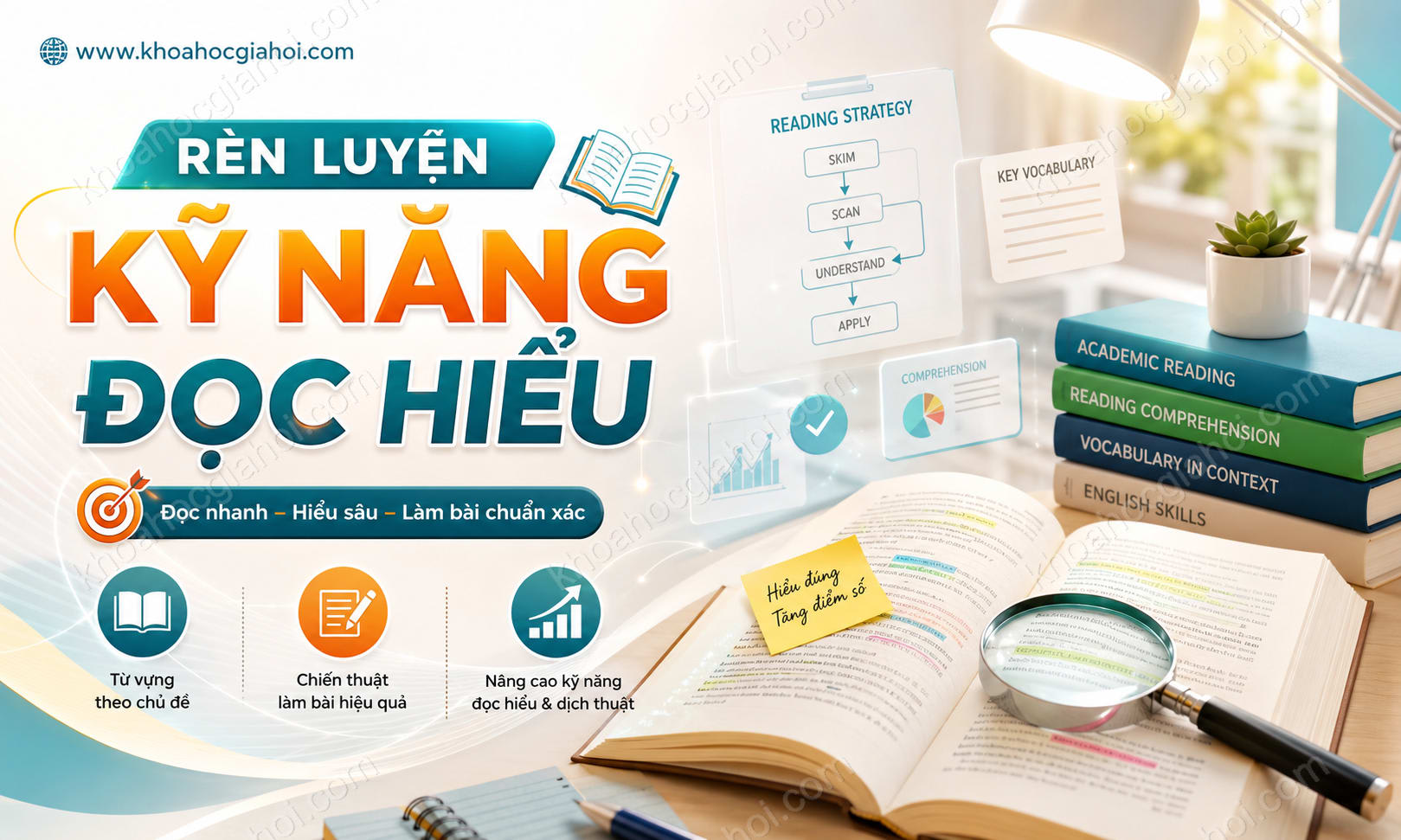 Khóa Học Rèn Luyện Kỹ Năng Đọc Hiểu
