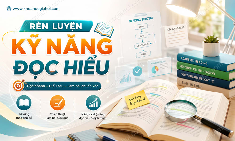 Khóa Học Rèn Luyện Kỹ Năng Đọc Hiểu