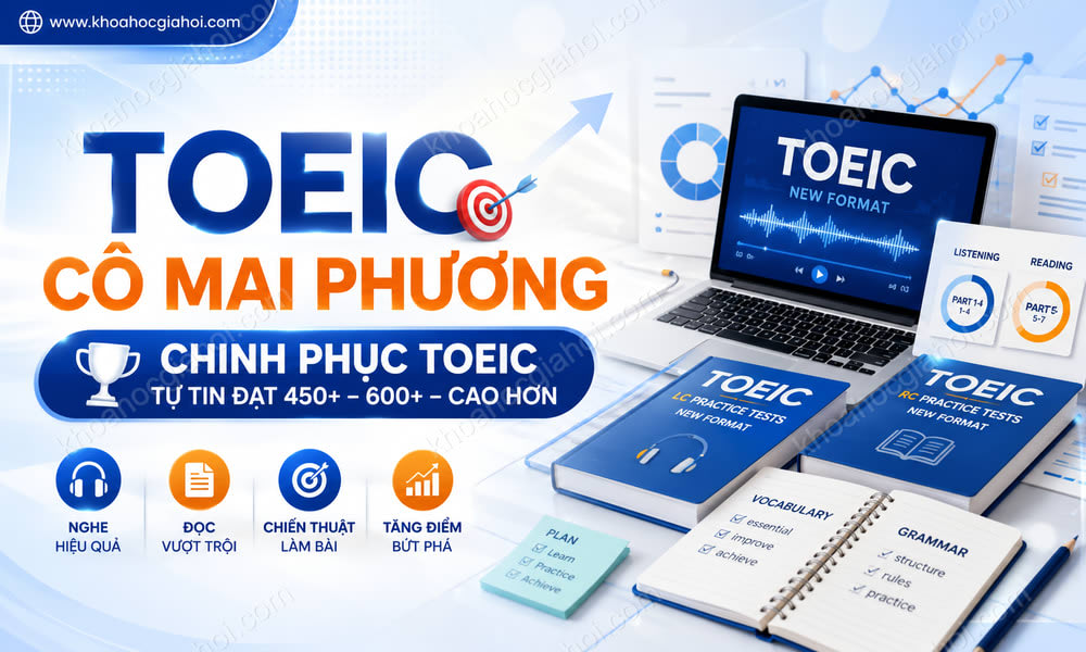 Khóa Học Toeic Cô Mai Phương
