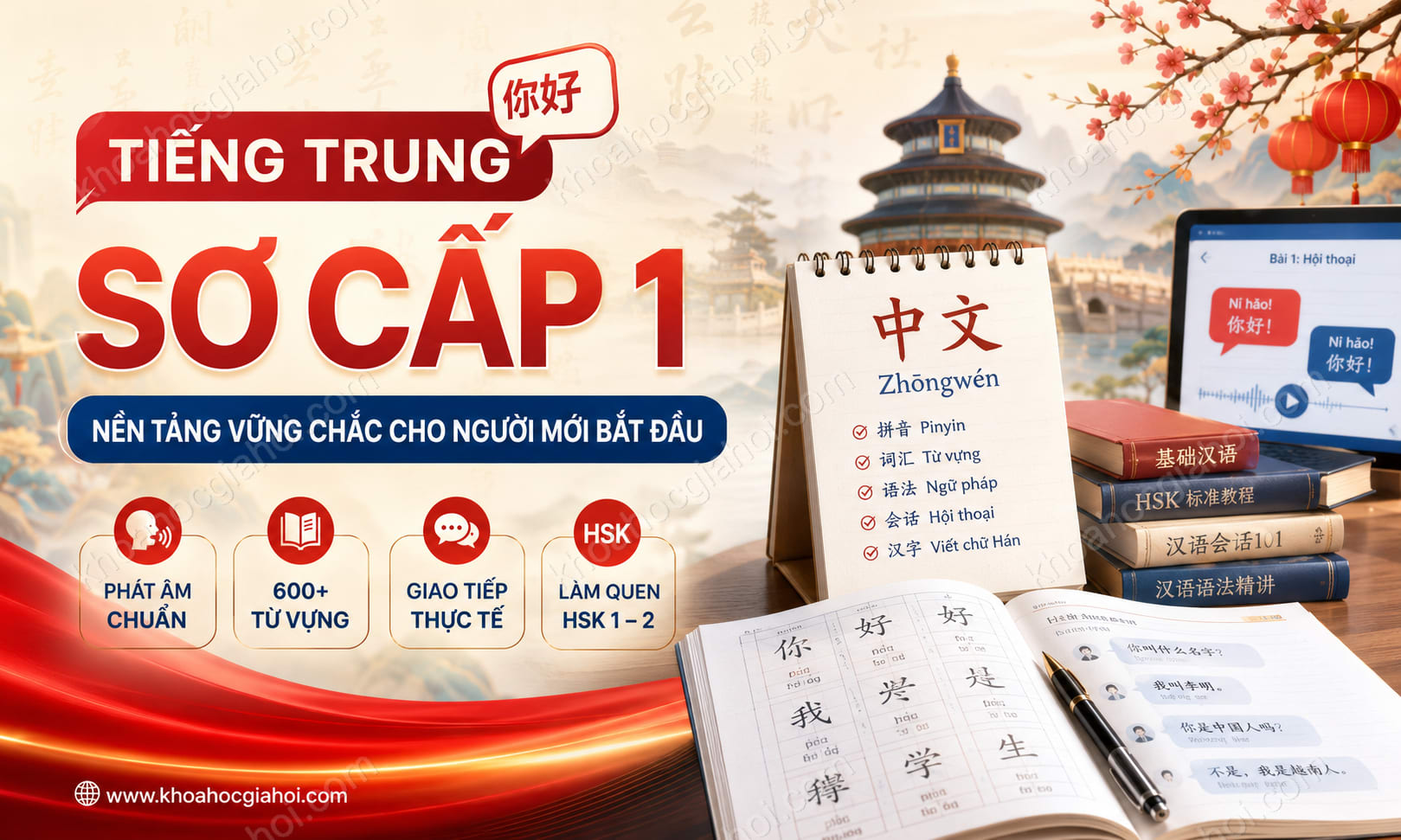 Tiếng Trung Sơ Cấp 1 Unica