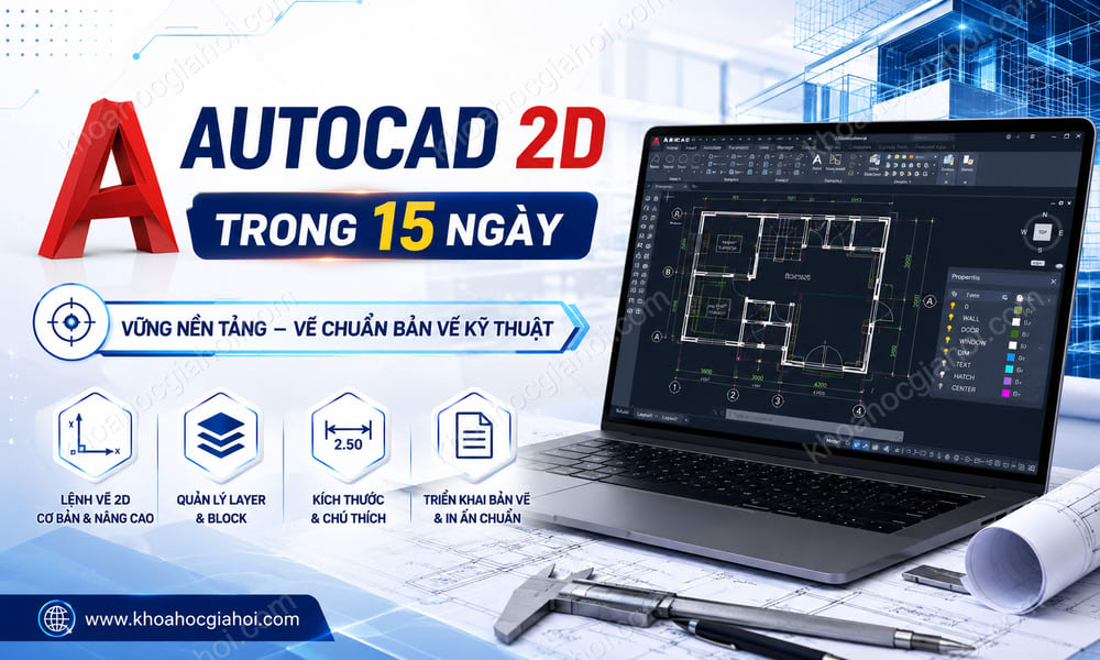 Khóa Học Autocad 2d Trong 15 Ngày